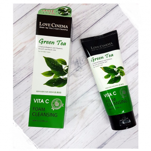 Love Cinema Green Tea Vita C Foam Cleansing