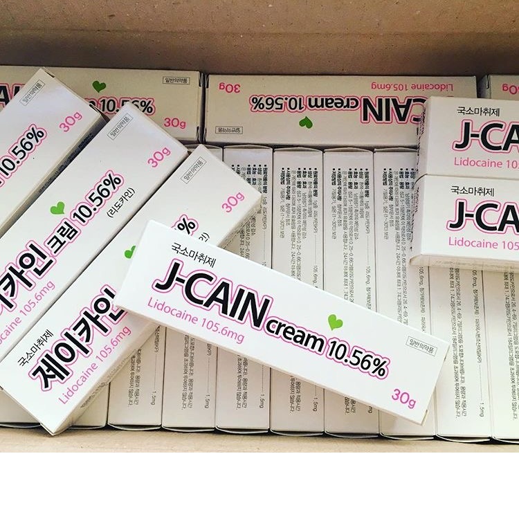 J - Cain Cream 10.56% Lidocaine 105.6 mg
