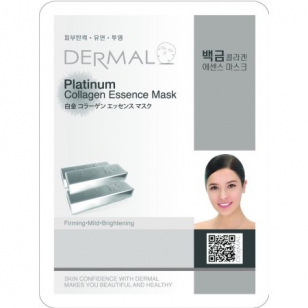 Набор из 10 масок Dermal Platinum Collagen Essence Mask