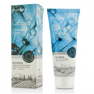 3W Clinic Collagen Cleansing Foam 