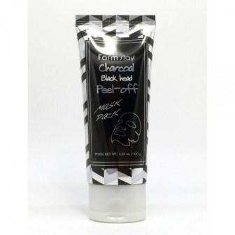 FarmStay Charcoal Black head Peel - off Mask Pack