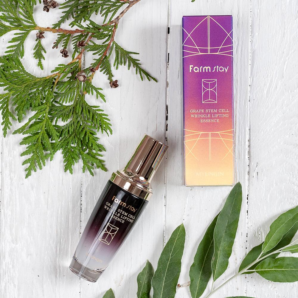 FarmStay Grape Stem Cell Wrinkle lifting essence 