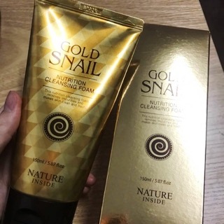 Welkos Nature Inside Gold Snail Nutrition Cleansing Foam