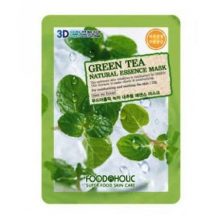Food A Holic 3D Green Tea Natural Essence Mask