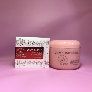 3W Clinic Snail Mucus Sleeping Pack