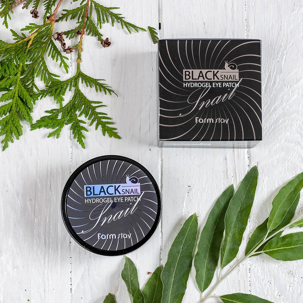 Farm Stay Black snail hydrogel eye patch