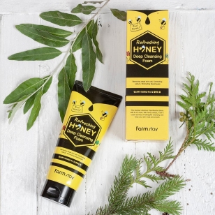 FarmStay Refreshing Honey Deep Cleansing Foam