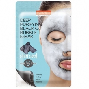 Purederm Deep Purifyng Black o2 Bubble Mask