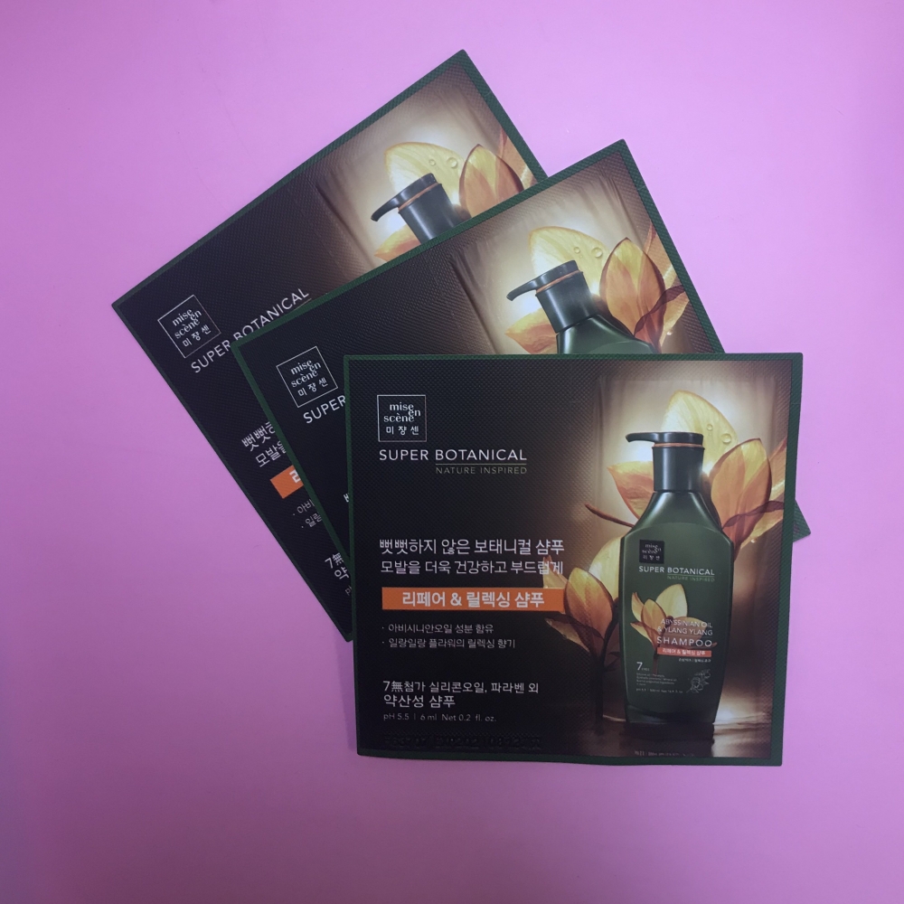 Mise en scene Super Botanical Abyssinian oil & ylang ylang shampoo